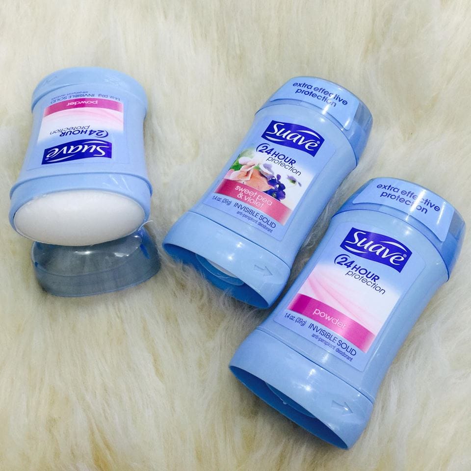 Sáp khử mùi Suave Sweet Pea & Violet 74g - USA