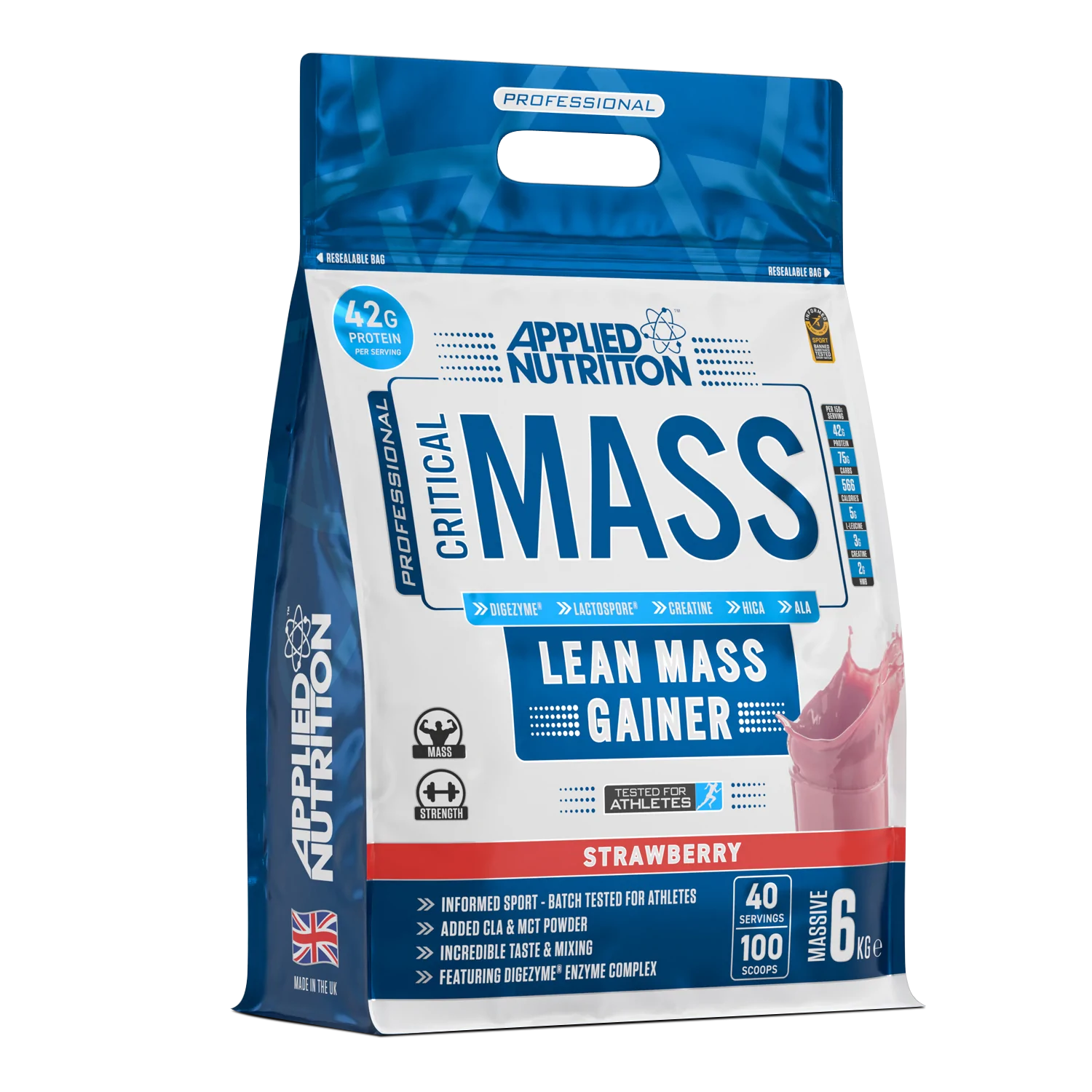 Critical Mass (40Serving) 6Kg - Sữa Dinh Dưỡng Tăng Cân Nhanh Cao Cấp Cho Người Gầy