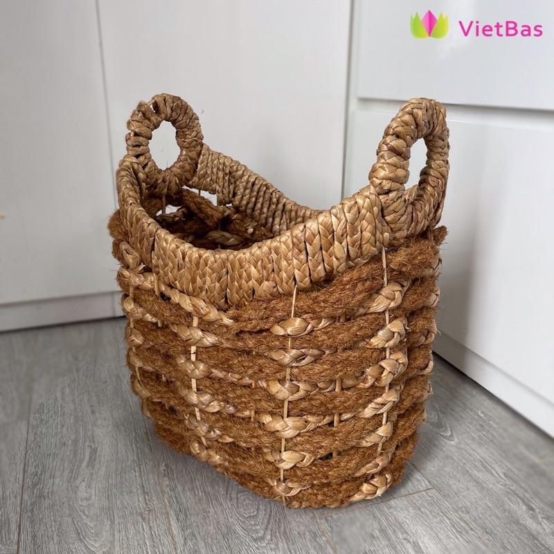 Giỏ lục bình đan đai