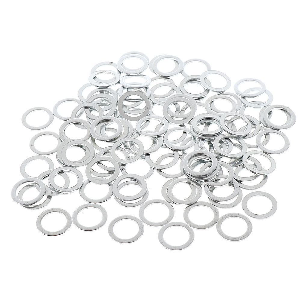 Skateboard Hardware Kit 100pcs Speed Rings Washers and 40pcs Bearing Spacers