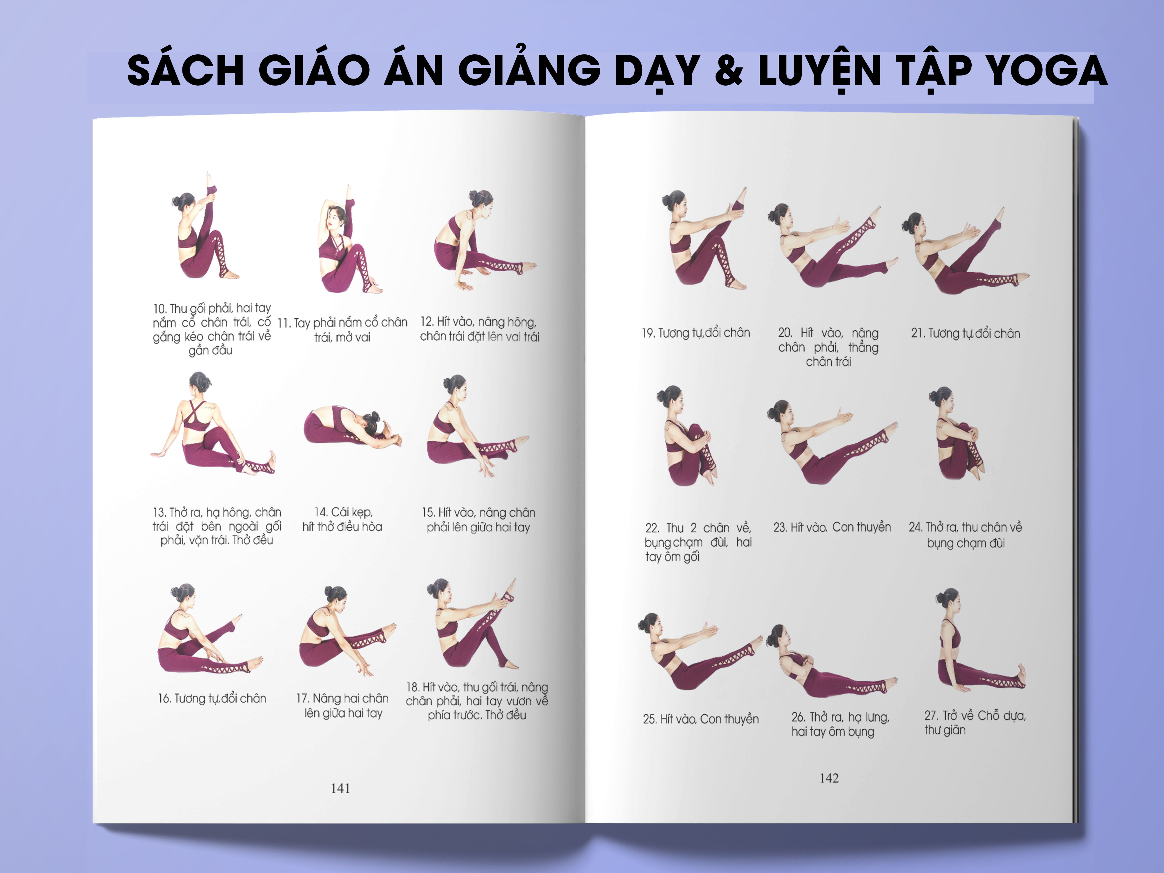 Bộ sách dành cho Giáo viên Yoga cơ bản: Giáo án giảng dạy &amp; luyện tập Yoga + Những bài dẫn thiền hay dành cho giáo viên Yoga
