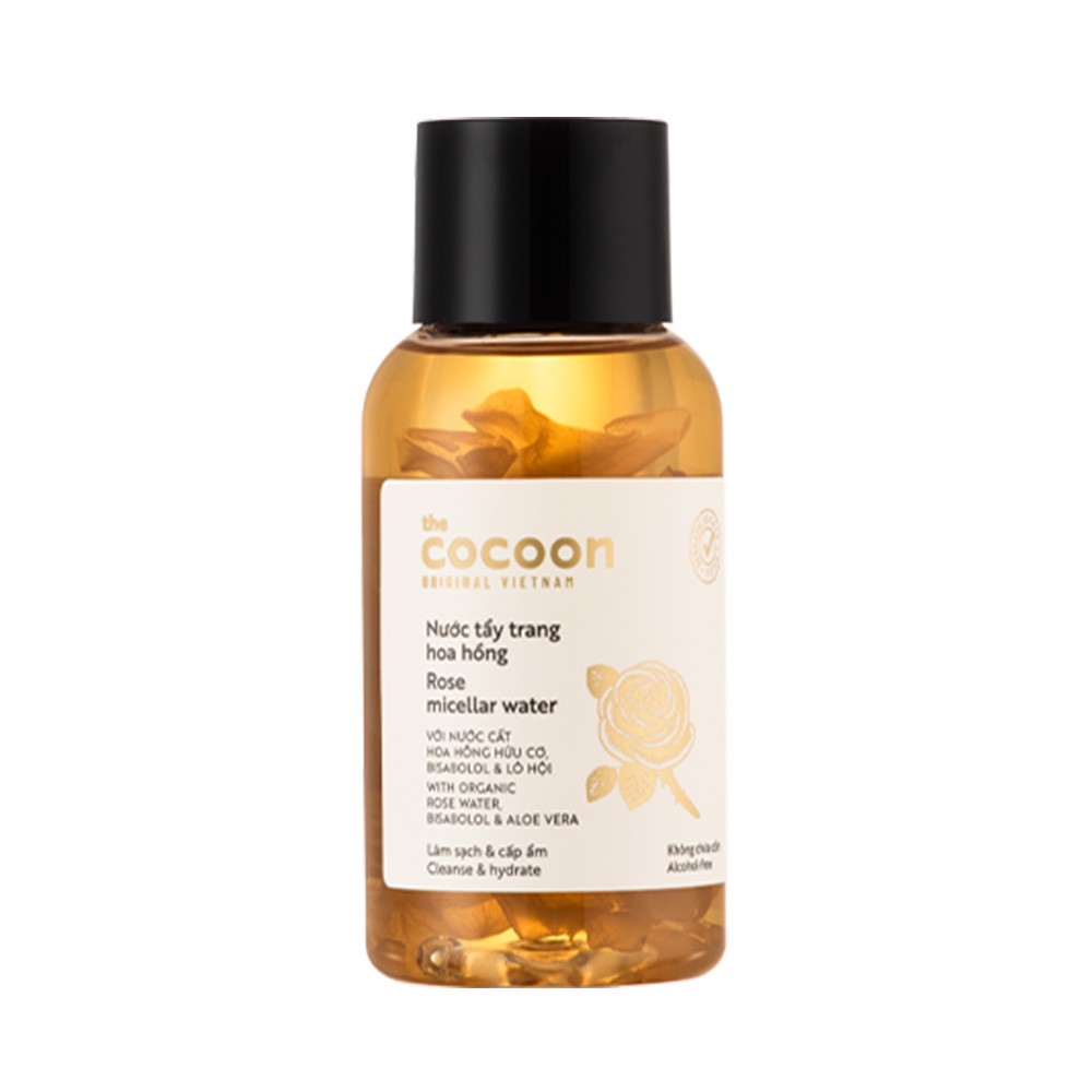 Nước Tẩy Trang Từ Nước Cất Hoa Hồng Hữu Cơ The Cocoon Rose Micellar Water