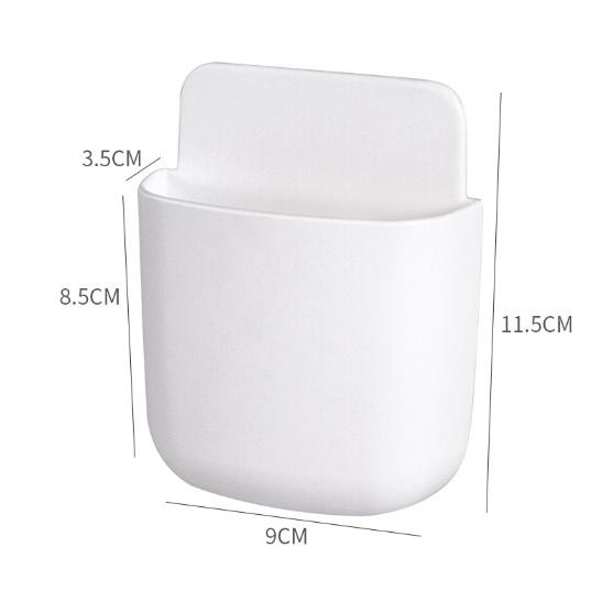 Hộp Dán Tường Đựng Điện Thoại/ Điều Khiển Đa Năng - Kệ Dính Tường Không Cần Khoan Tường Duashop