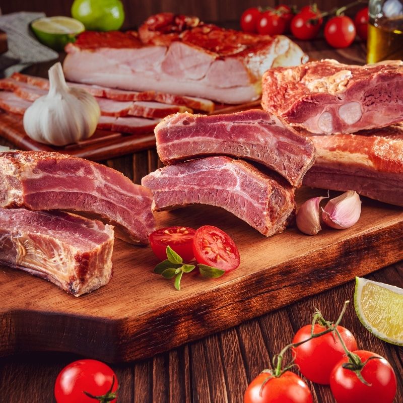 Sườn heo xông khói thủ công - 500gr