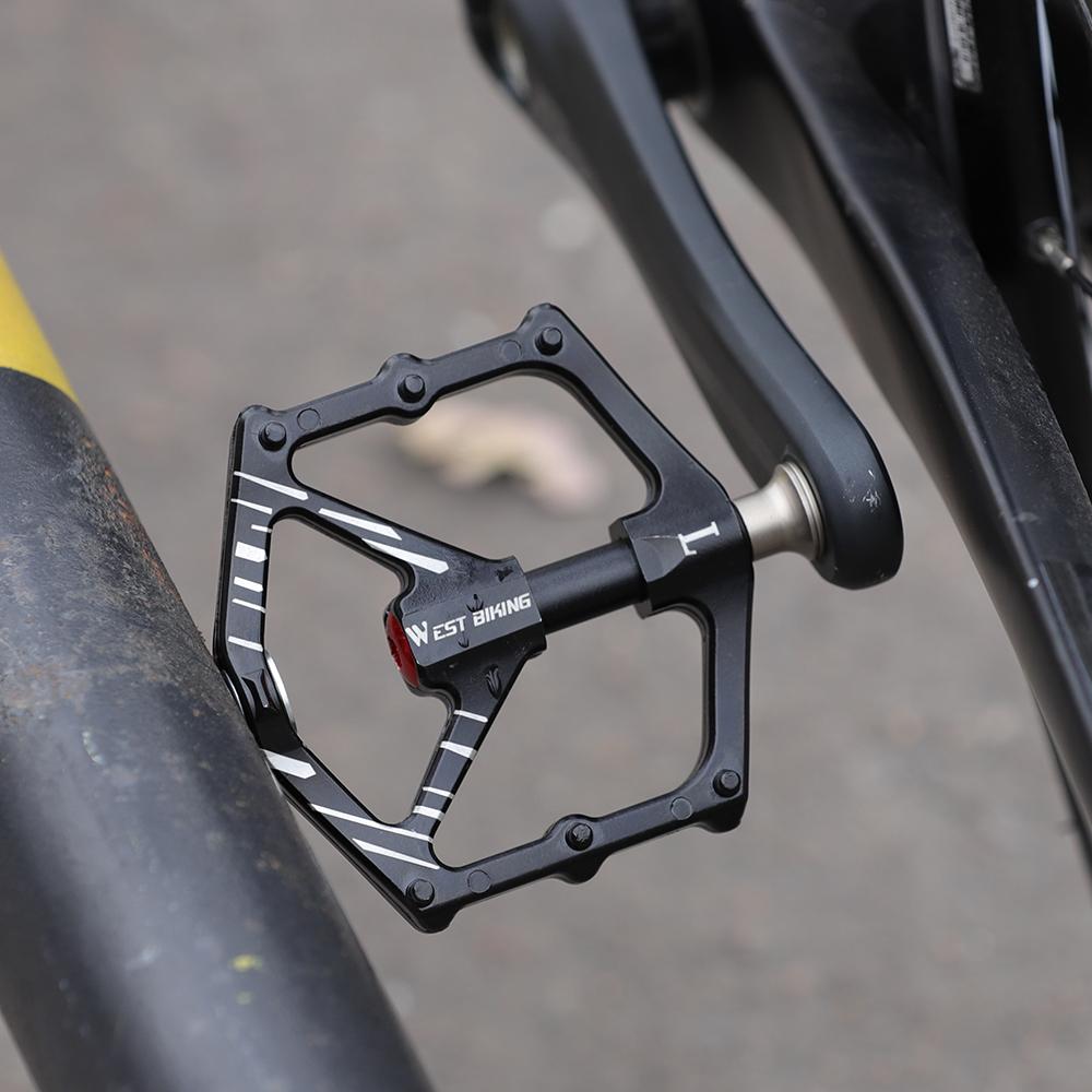 Bàn đạp xe đạp WEST BIKING bằng hợp kim nhômcao cấp với vòng bi từ tính