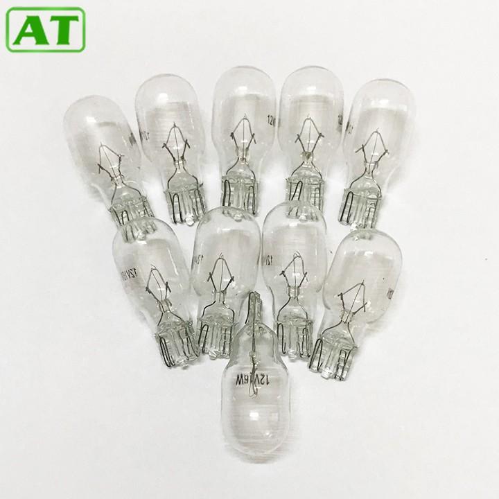 Combo 10 Bóng Đèn Hậu T15 Đui Cắm 1 Tóc 12V 16W