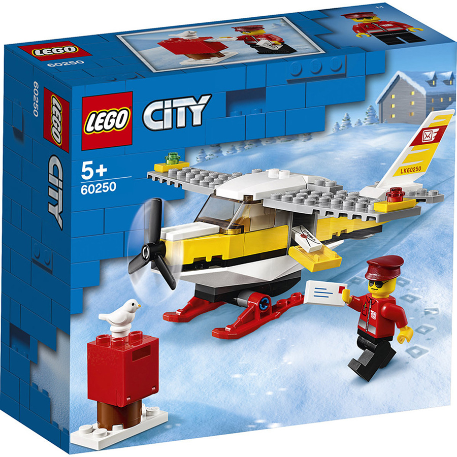 Đồ Chơi Lắp Ráp Lego City Máy Bay Đưa Thư 60250 (74 Chi Tiết)