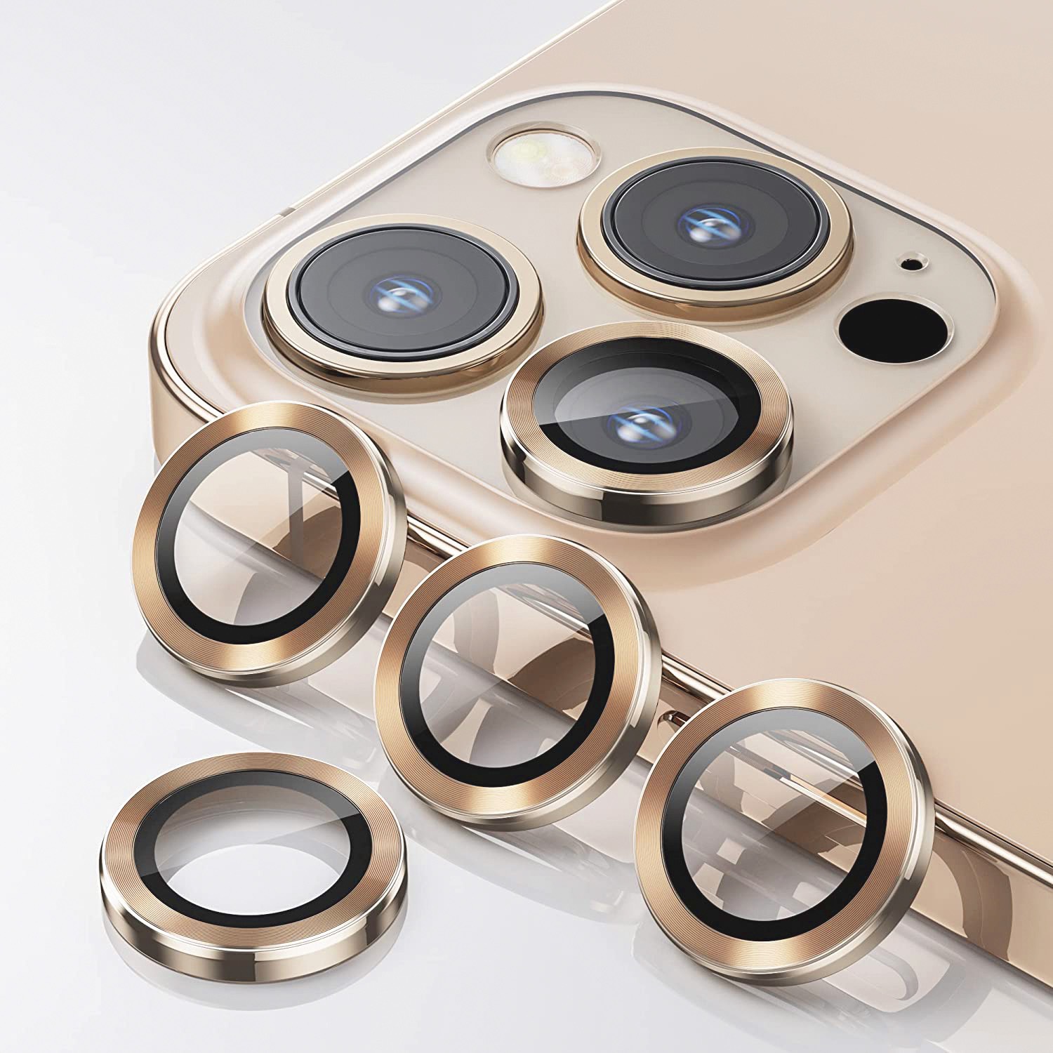 Miếng Dán Cường Lực LENS CAMERA MIPOW DIAMONDSHIELD Dành Cho iPhone 14 PRO MAX / 14 PRO MATALLIC + TITANIUM ALLOY - Hàng Chính Hãng