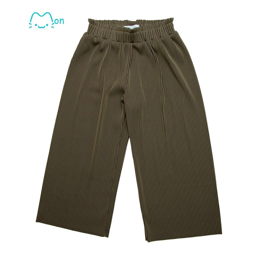 Quần jogger dài bo gấu cho bé gái chất thun gân cao cấp, sang chảnh, sành điệu bé gái QXG22W07