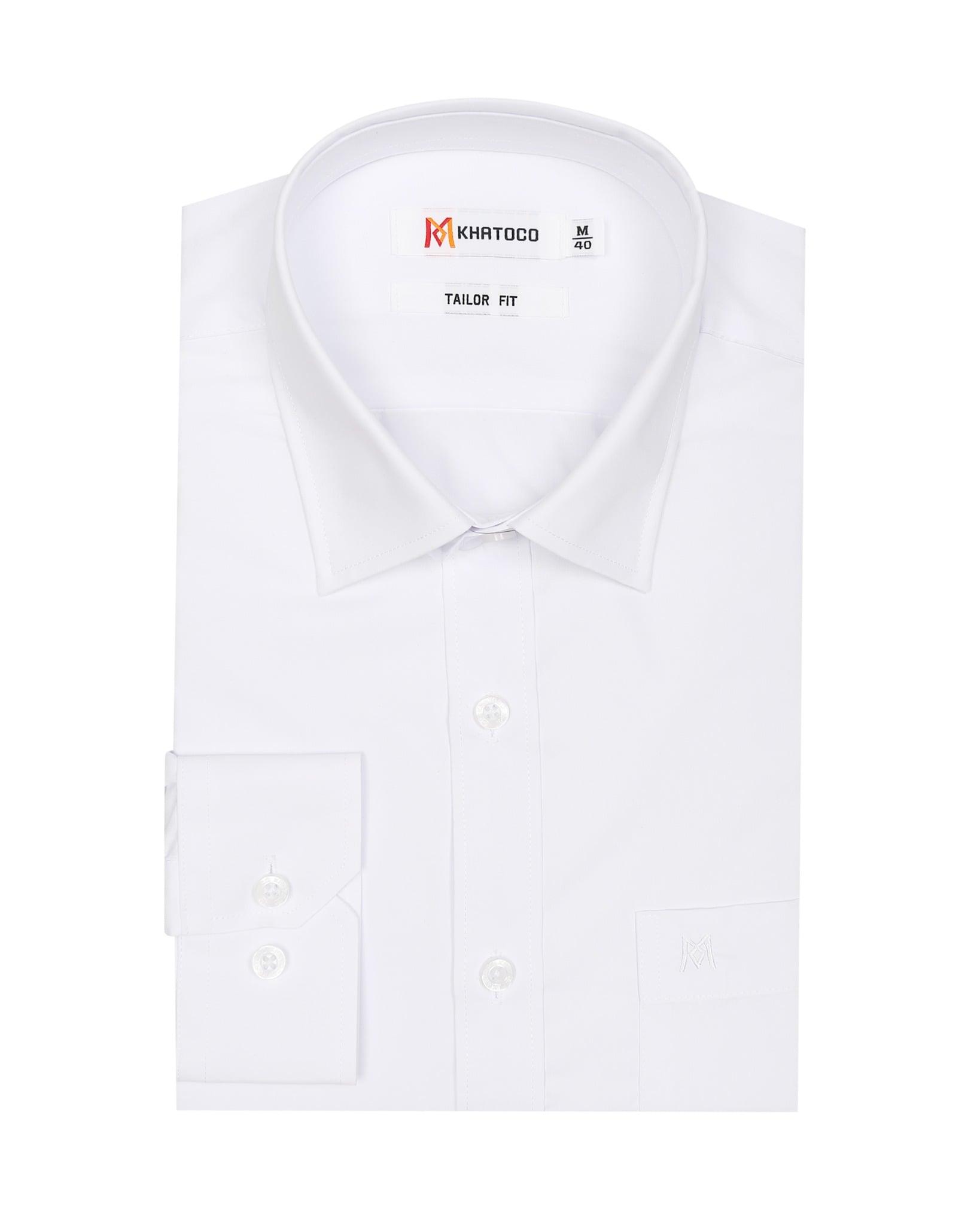 Áo sơ mi nam KHATOCO Tailor Fit dài tay A1MD320T1-CNTR012-2709-D