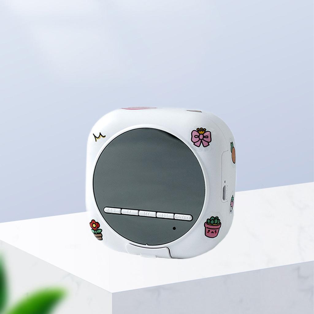 Mini Wireless Speaker Chargeable Waterproof TF Card Sound Box for Computer White
