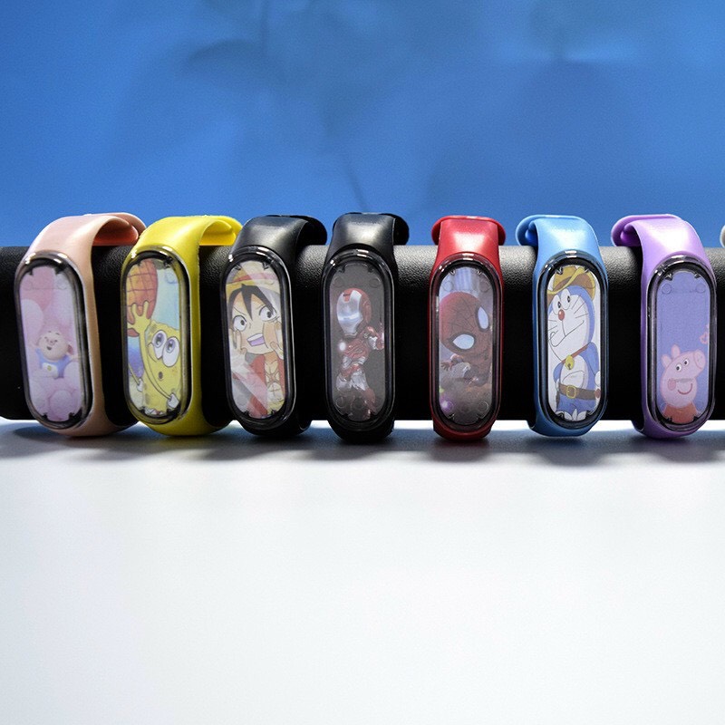 Đồng hồ điện tử Led Mtt6 trẻ em - hình nhân vật hoạt hình cực ngầu,dây silion mẫu mới.