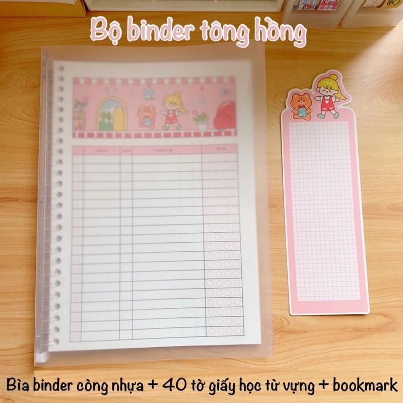 BINDER B5 HỌC TỪ VỰNG