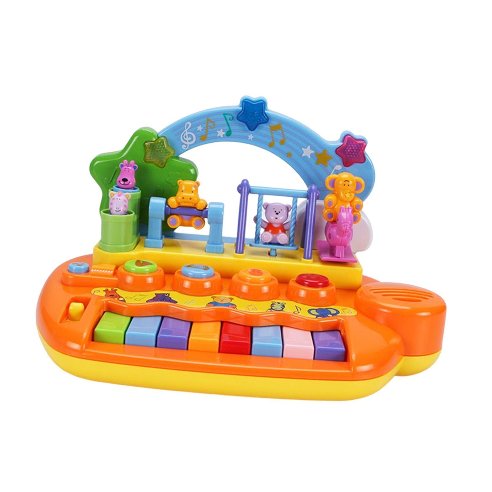 Portable Steering Wheel Driving Pretend Funny Toy Blue