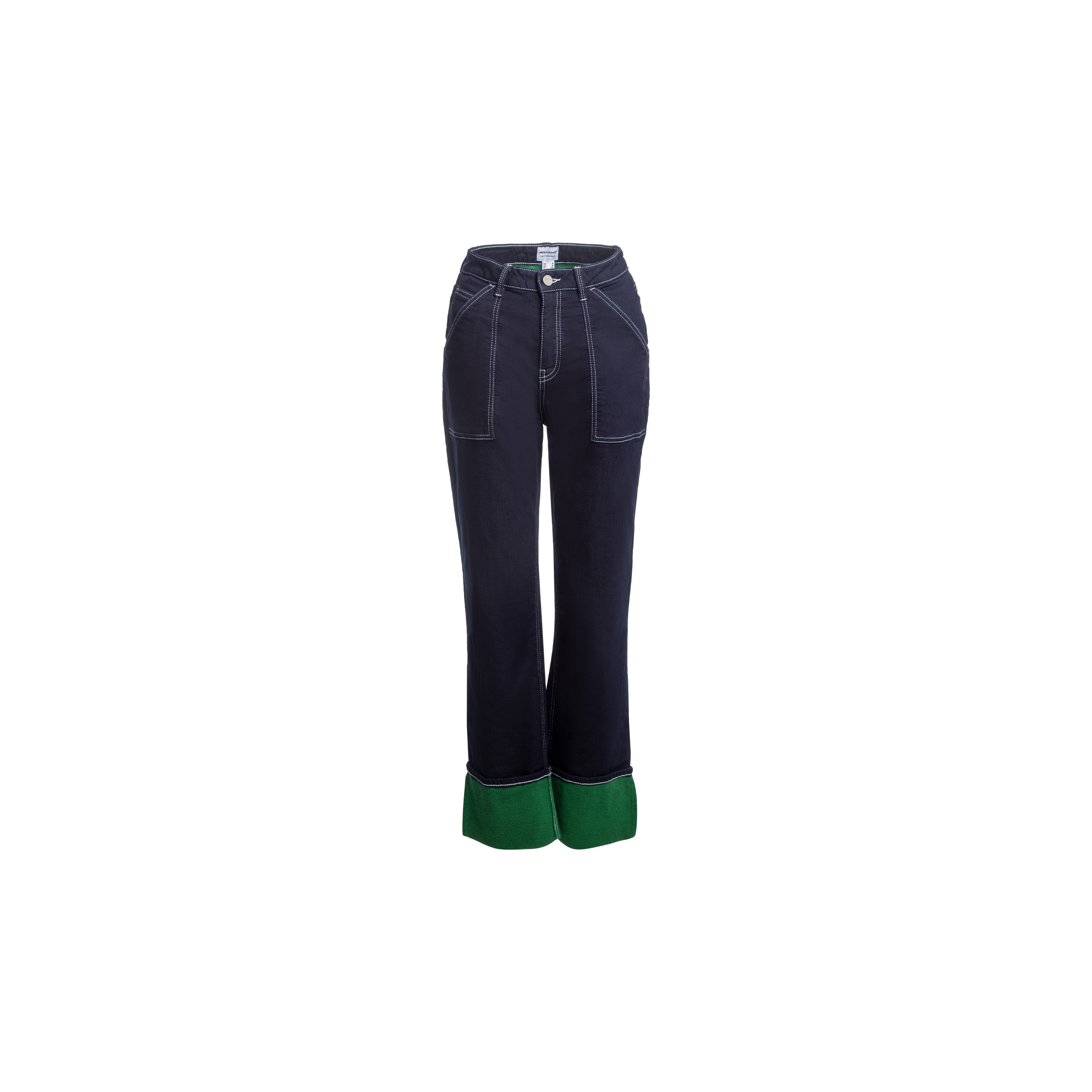 Quần jean dài nữ ống suông MESSI WJB0076-20