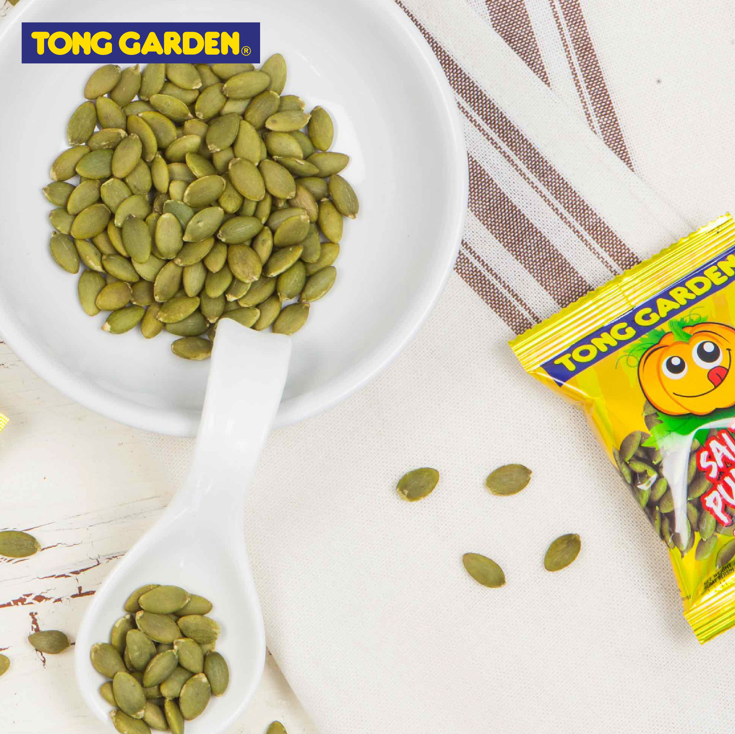 HẠT BÍ ĐỎ TẨM MUỐI TONG GARDEN TÚI 110G