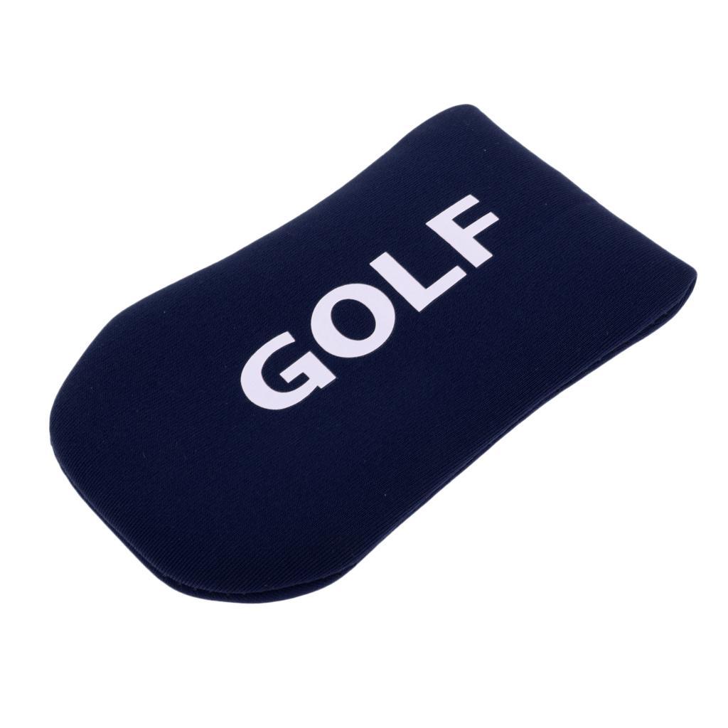 2-4pack Soft Comfortable Golf Mallet Head Cover Iron Protector Putter Cover Blue