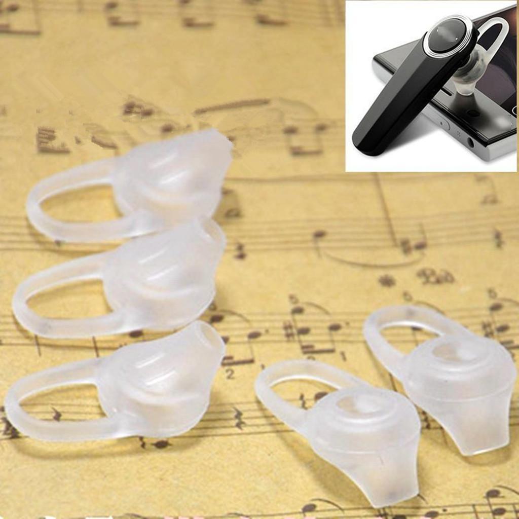 2x1Pair Universal Silicone Earbuds Eartips Caps for Wireless Earphone Black
