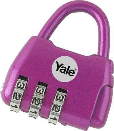 Khóa du lịch NOVELTY 3 số màu tím Yale Y-NOVELTY-2PURPLE