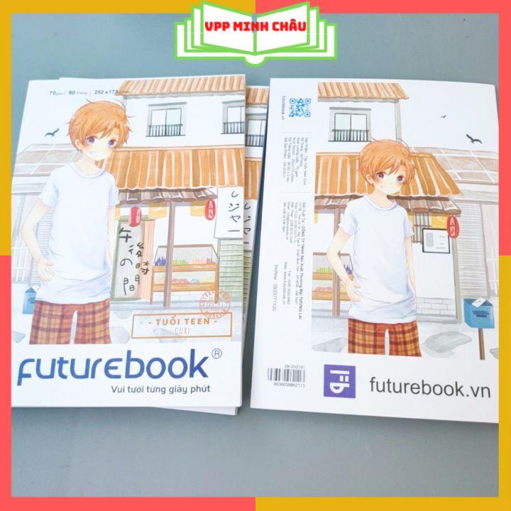 Vở Kẻ Ngang Futurebook Tuổi Teen - 80 Trang (25.2x17.3cm