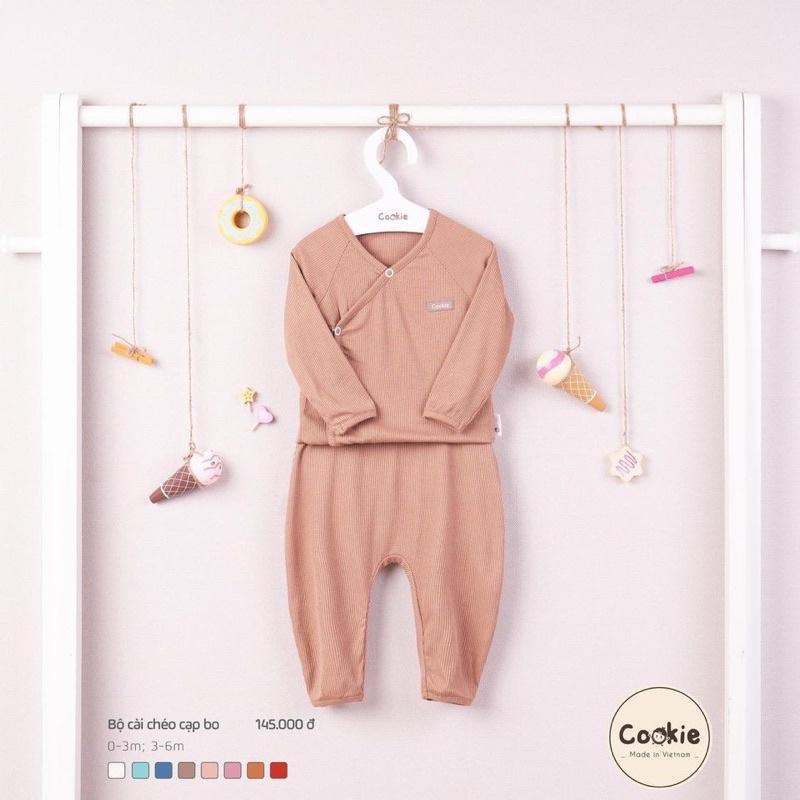 BỘ CÀI CHÉO CẠP BO - Caramel - 0-3m (3-5.5kg)