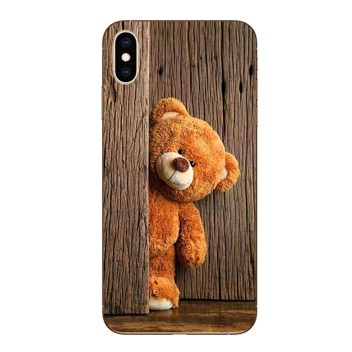 Ốp lưng dẻo cho Iphone XS Max_Teddy