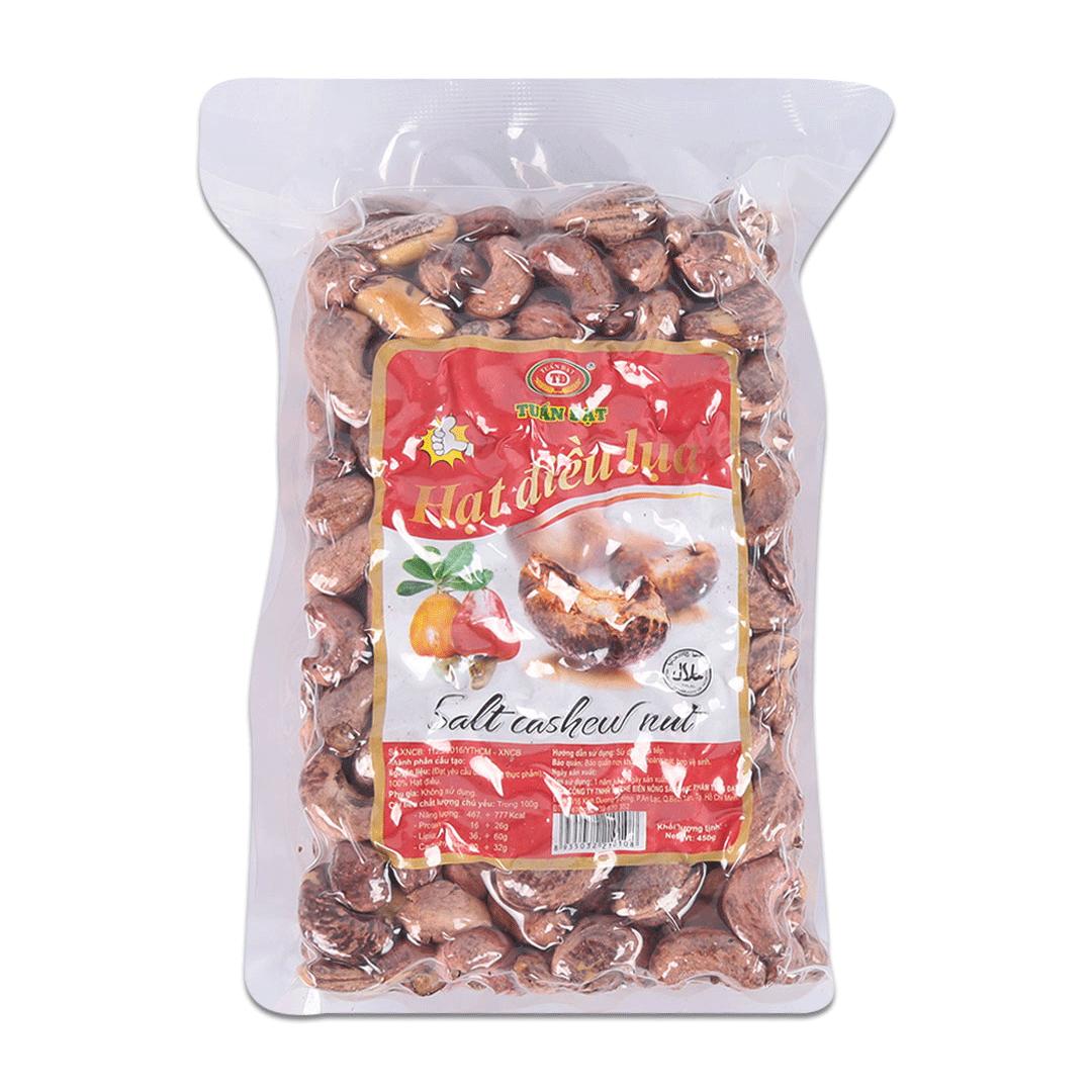 Hạt Điều Lụa Tuấn Đạt Túi 450G-8935032210108