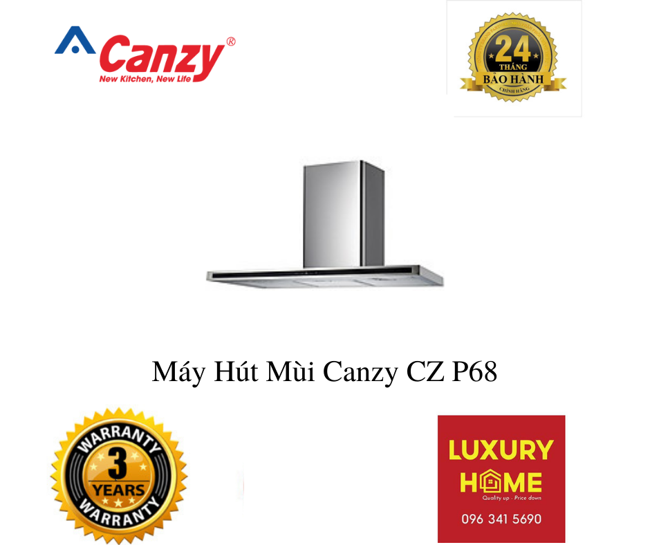 Máy Hút Mùi Canzy CZ P68 - Hàng Chính Hãng