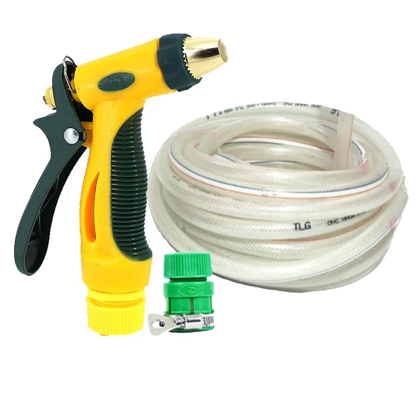 Bộ dây vòi xịt nước rửa xe,tưới cây tăng áp 3 lần 3-5M 206317