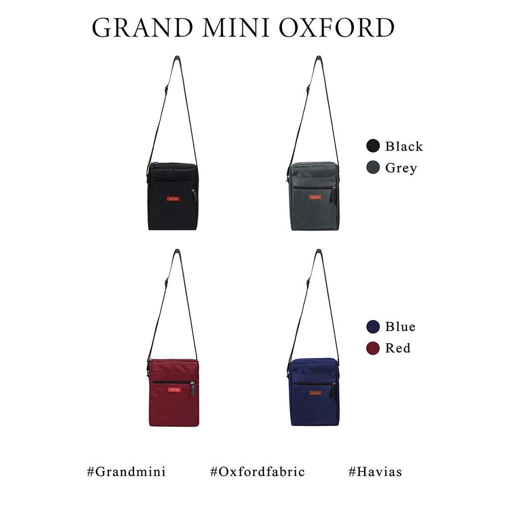 Túi Grand Mini Oxford HAVIAS_Túi vải đeo chéo Đen