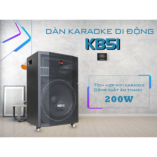 LOA KARAOKE KB51/ WIFI/ BLUETOOTH/ HÀNG NHẬP KHẨU