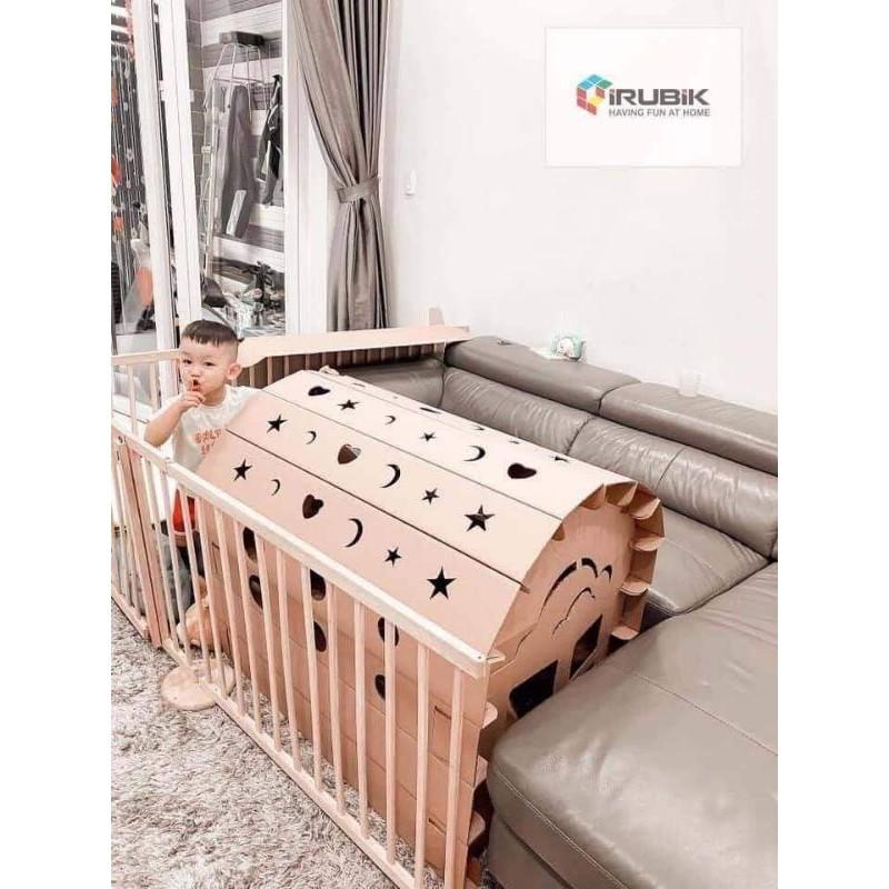 Nhà bìa đồ chơi - Nhà giấy vòm carton cho bé thỏa sức vui chơi