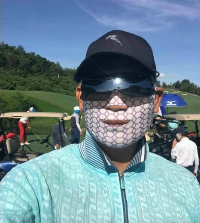 Mặt nạ golf tổ ong chống nắng dưỡng da Celderma Nine Fitting Gel - Korea - Hộp 10 miếng