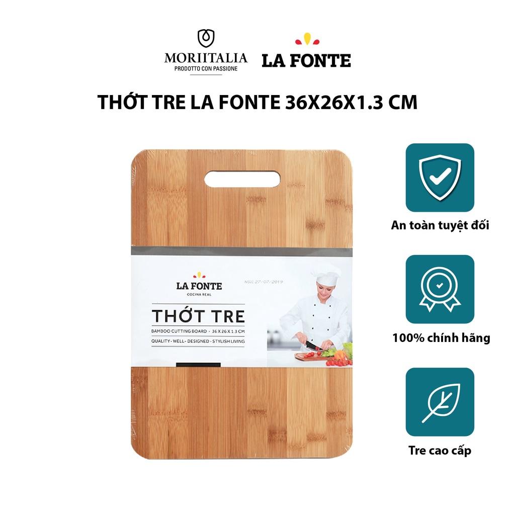 Thớt Tre La Fonte Cao Cấp Kháng Khuẩn Moriitalia 180619