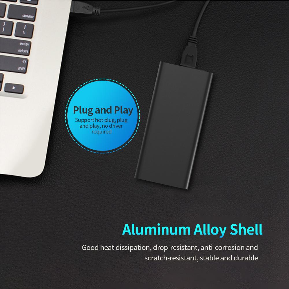 Vỏ bọc USB3.0 đến mSATA SSD Di động Bộ điều hợp ổ cứng thể rắn mSATA tốc độ cao