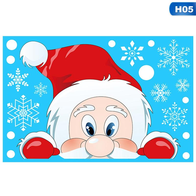 Tmdbyx Miếng Dán Cửa Sổ Trang Trí Giáng Sinh