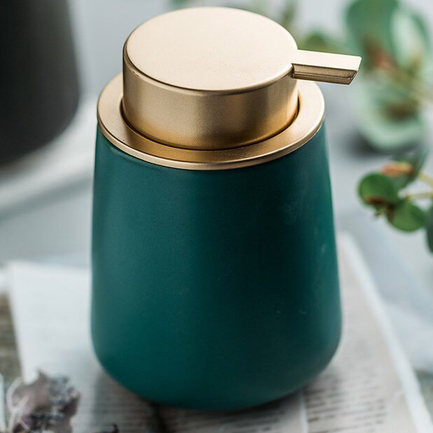 MATTE Bình xà phòng thấp xanh 400ml 5559X