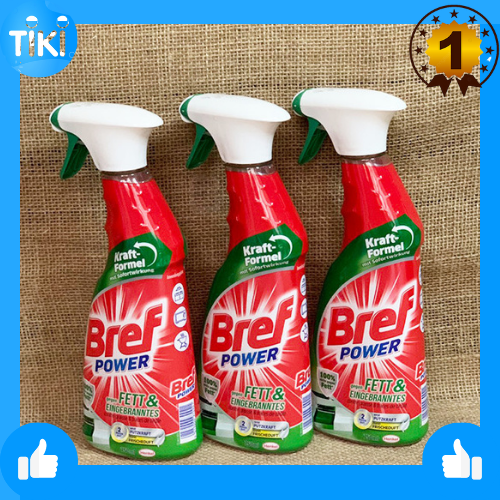 Xịt tẩy rửa vết bẩn dầu mỡ nhà bếp 750ml, Küchenreiniger Power gegen Fett & Eingebranntes, 0,75L,Cho nhà bếp luôn như Mới.