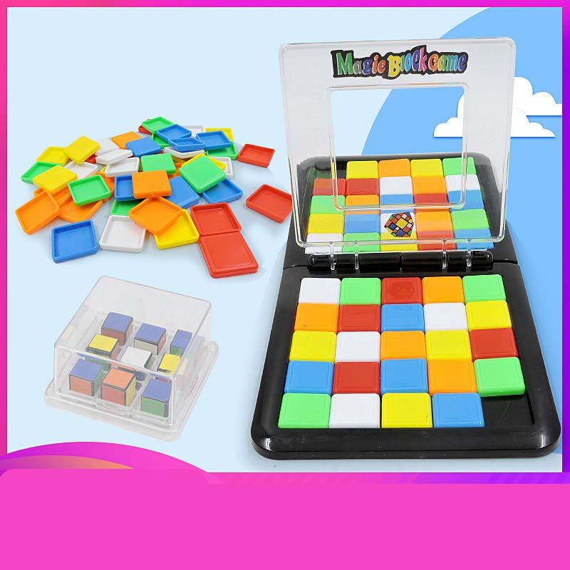 ĐỒ CHƠI BOARDGAME TƯ DUY 2 NGƯỜI RUBIK BÀN TƯ DUY - MAGIC BLOCK GAME RUBIK RACE