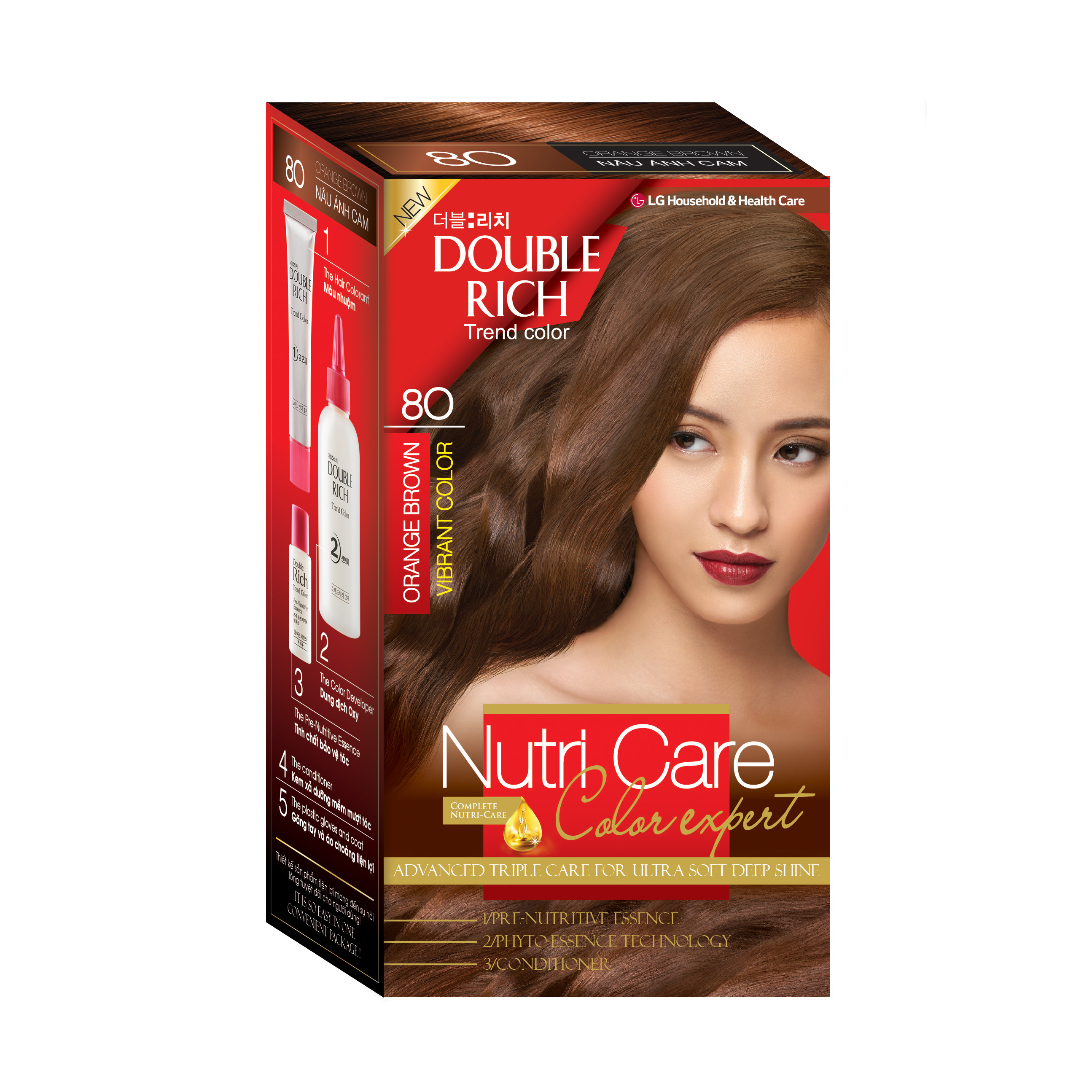 Kem nhuộm tóc thời trang Double Rich Beauty Colour &amp; Nutri Care Trend Colour