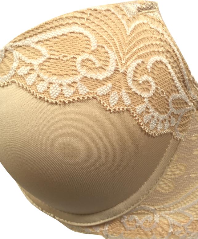 Áo lót ren góc đệm vừa MW ABL2, màu Da (Size