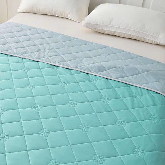 Chăn Hè Vải Lụa Mát Chăn Điều Hòa Mùa Hè Băng Lạnh Cho Một Người Hoặc Đôi Dùng Cho Gia Đình Giặt Máy Chăn Mỏng Mát