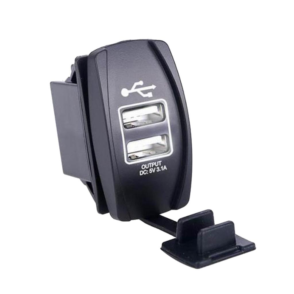 High Quality USB Charger 3.1A Car Charger Socket for iPhone Samsung