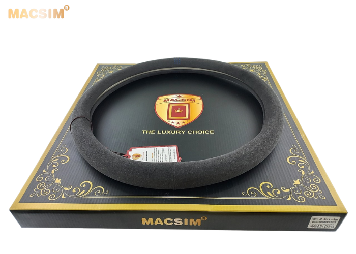 Bọc vô lăng cao cấp Macsim mã 8855 màu đen + xanh