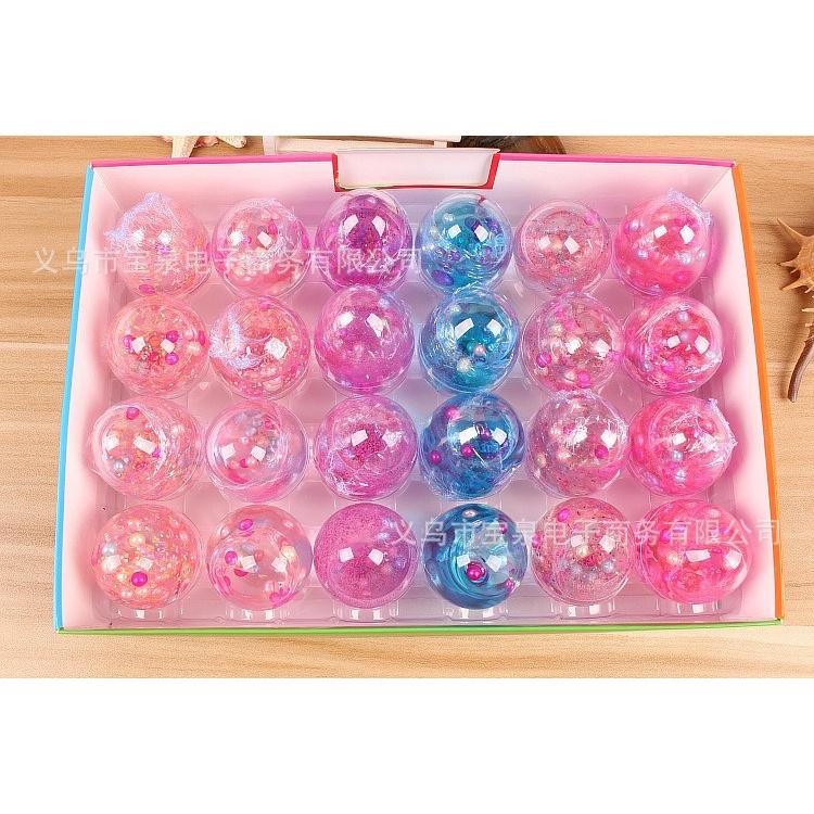 Slime trứng gà charm sao NG0C TRAI kim tuyến nhiều màu đẹp đồ chơi slam squishy
