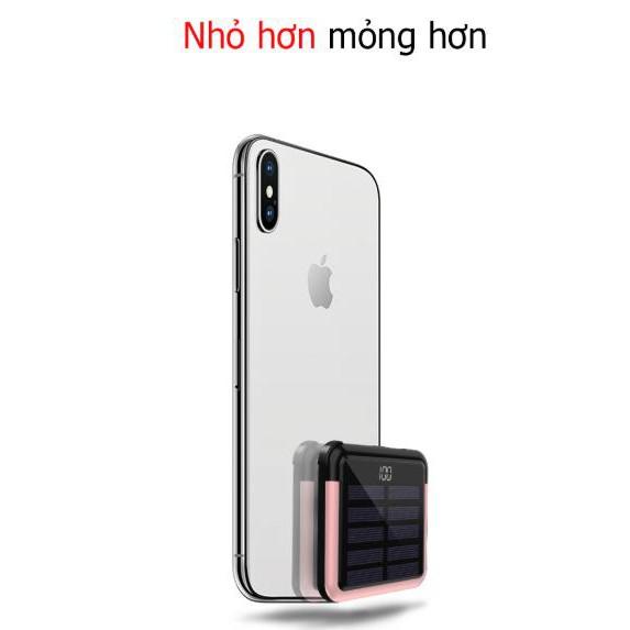 Pin sạc dự phòng năng lượng mặt trời siêu mỏng 5000mAh - ShopToro - AsiaMart