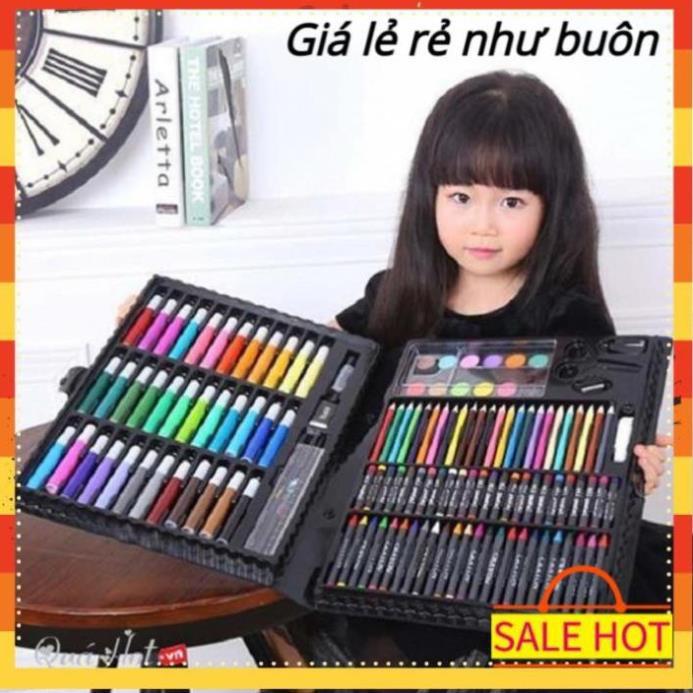 BỘ BÚT MÀU 150 CHI TIẾT CHO BÉ