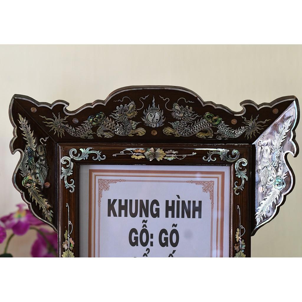 KHUNG GÕ GÕ ĐẸP 20 X 25