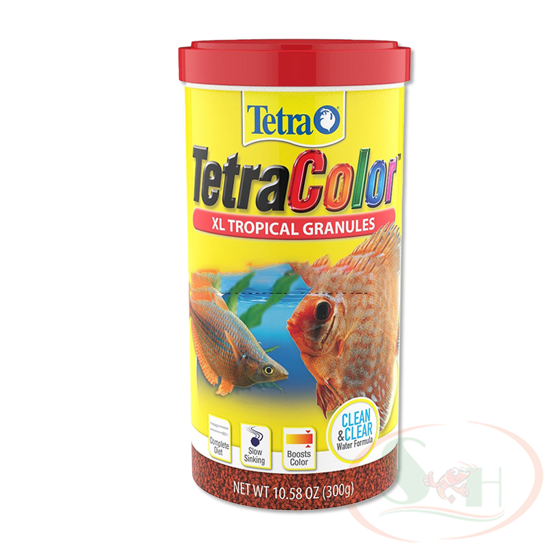 Hình ảnh Thức ăn cá TetraColor XL Tropical Granules (Tetra Color) cám chìm tăng màu bể cá cảnh thủy sinh