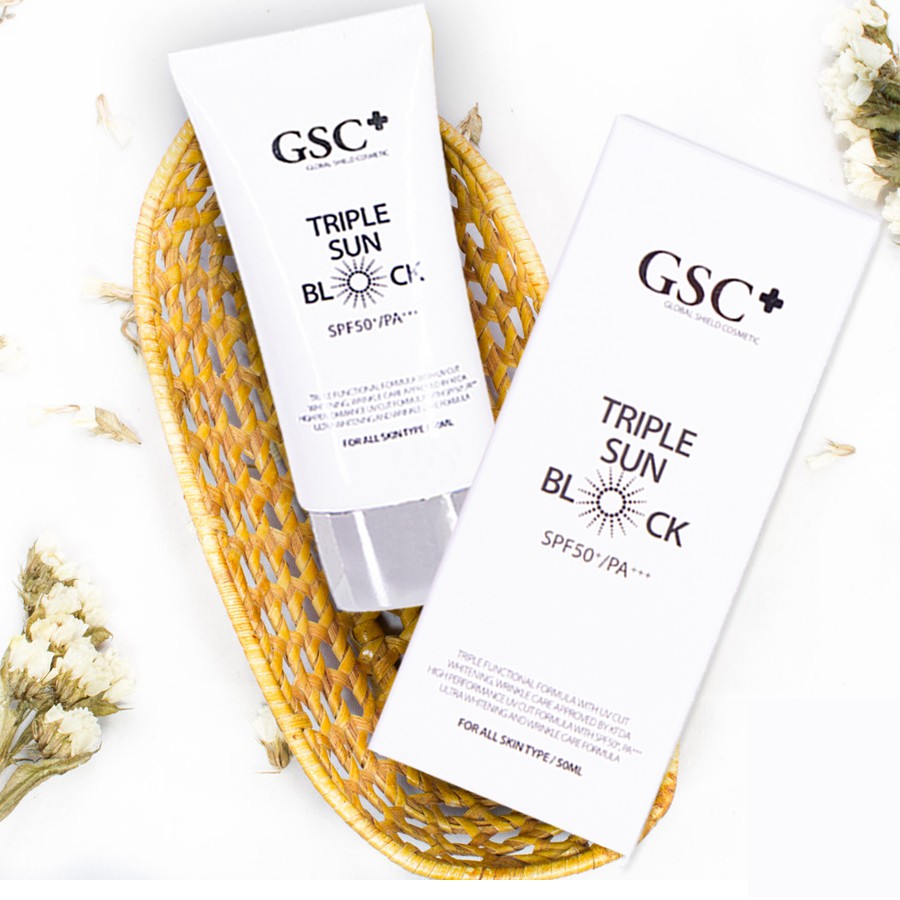 Kem chống nắng Vật lý GSC+ Triple Sun Block 50g